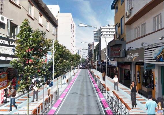 A proposta vista qualificar os espaços públicos do município / Imagem: Escritório da Cidade