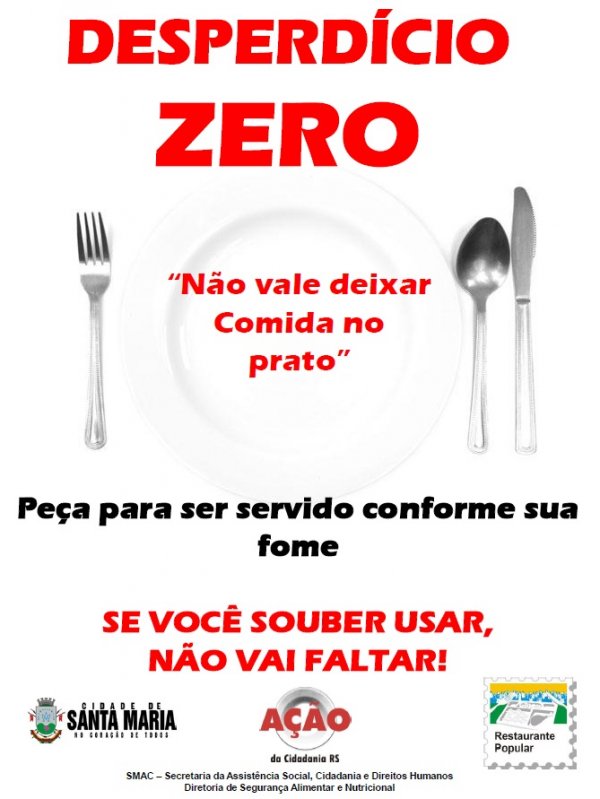 Papa pede atenção contra o desperdício de comida