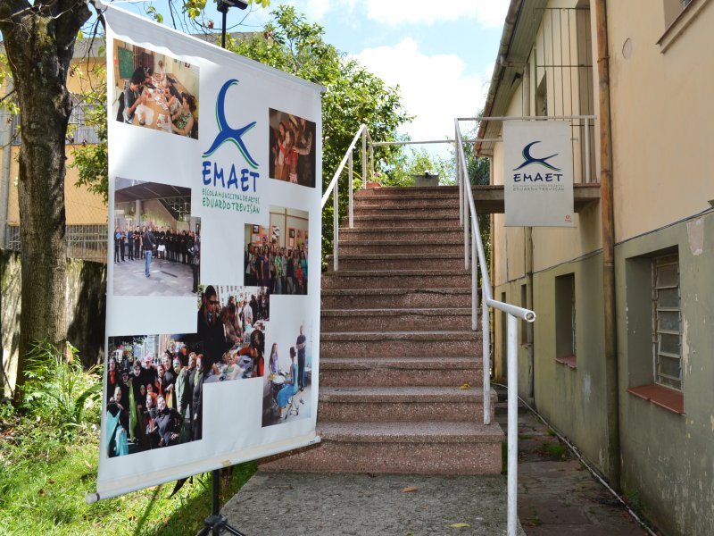 Sede da escola funciona na Vila Belga, junto à Escola Municipal de Aprendizagem Industrial (Foto: João Alves) Sede da escola funciona na Vila Belga, junto à Escola Municipal de Aprendizagem Industrial (Foto: João Alves)