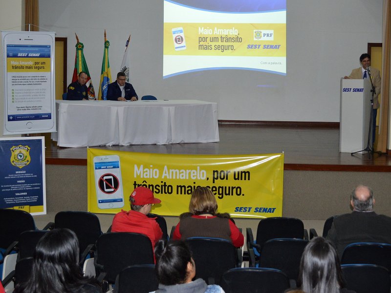 Lançamento da campanha aconteceu na sede do Sest/Senat (Foto: João Alves)