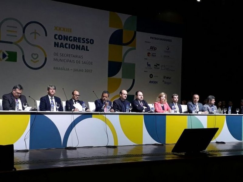 Congresso foi realizado Centro de Convenções Ulisses Guimarães e contou com a participação de representantes da área da Saúde de diferentes cidades do país (Foto: Divulgação/ Prefeitura)