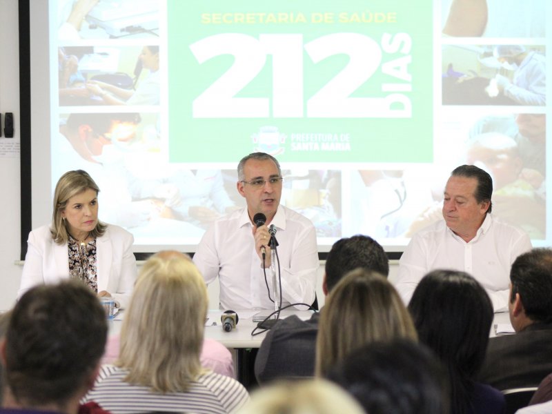 Ações executadas e próximos projetos da pasta foram detalhados na manhã desta segunda-feira, no Centro Administrativo Municipal (Foto: Deise Fachin)
