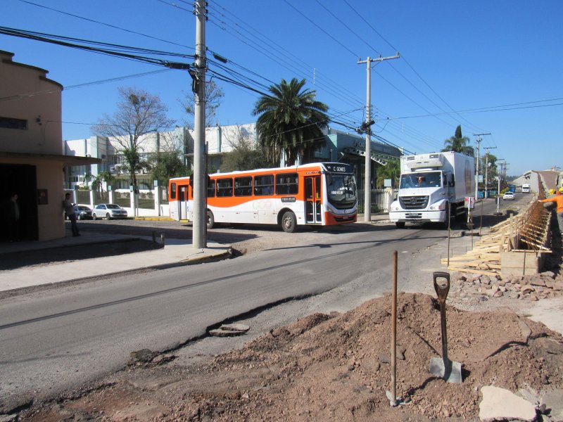 Ônibus não passarão mais pela Rua Nésio Beltrame a partir deste sábado (Foto: Divulgação)