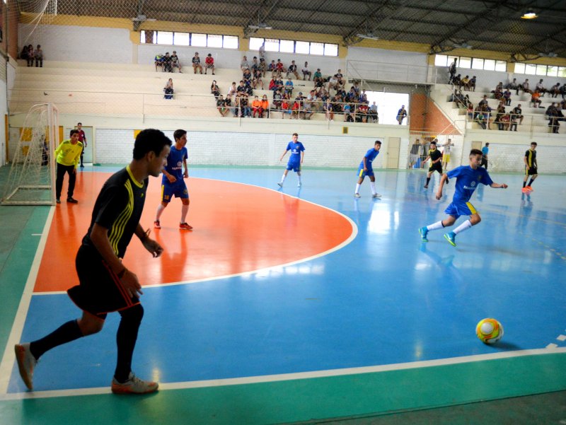 Times de futsal fizeram as semifinais e finais no Ginásio do Oreco (Foto: João Alves)