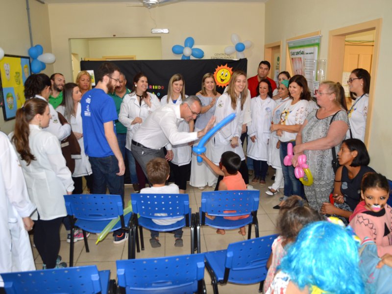 Prefeito Jorge Pozzobom e a equipe de Saúde do Município participaram da 11ª edição do Sorria (Fotos: João Alves)
