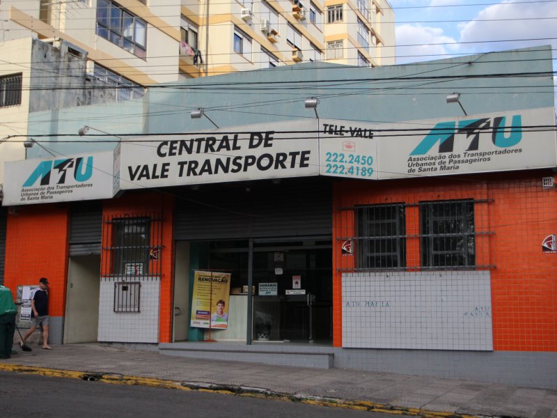 Sede da ATU está localizada na Avenida Rio Branco, no Centro de Santa Maria (Foto: Deise Fachin)