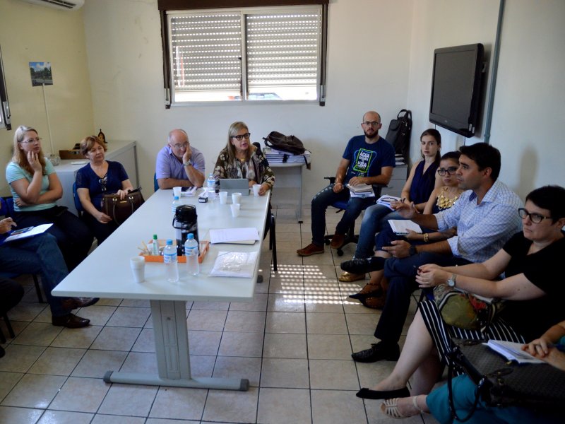 Reunião entre instituições de Santa Maria e do Estado ocorreu na tarde desta quarta-feira (Foto: João Alves)