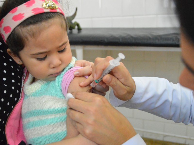 Imunização foi destinada a crianças com idade entre um e quatro anos, 11 meses e 29 dias (Foto: Arquivo/ João Alves)