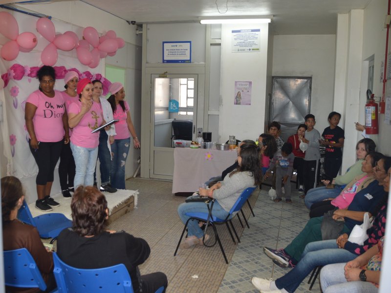 Profissionais realizaram diversas ações alusivas ao Outubro Rosa (Foto: João Alves/Prefeitura) Profissionais realizaram diversas ações alusivas ao Outubro Rosa (Foto: João Alves/Prefeitura)