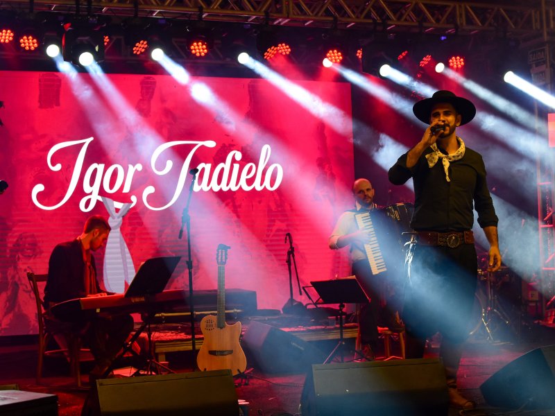 Show da noite: Igor Tadielo