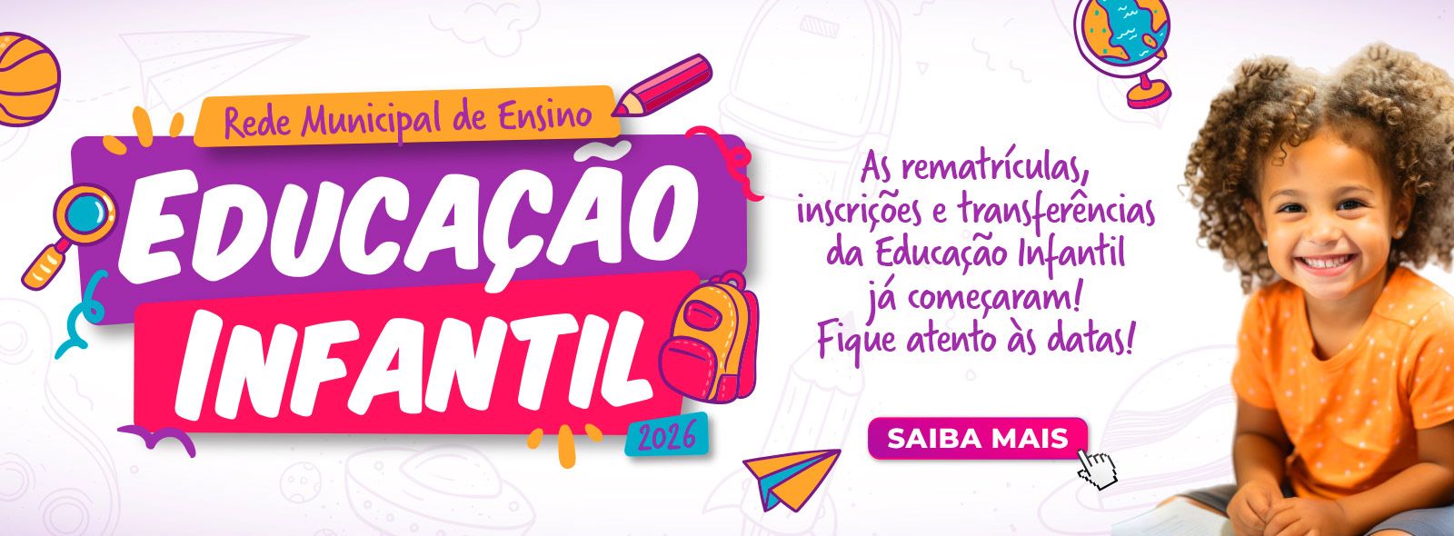 Campanha de matrículas 2026